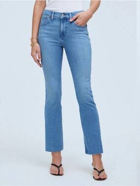 Madewell Corley Wash Kick Out Crop Jeans NWT Size 27